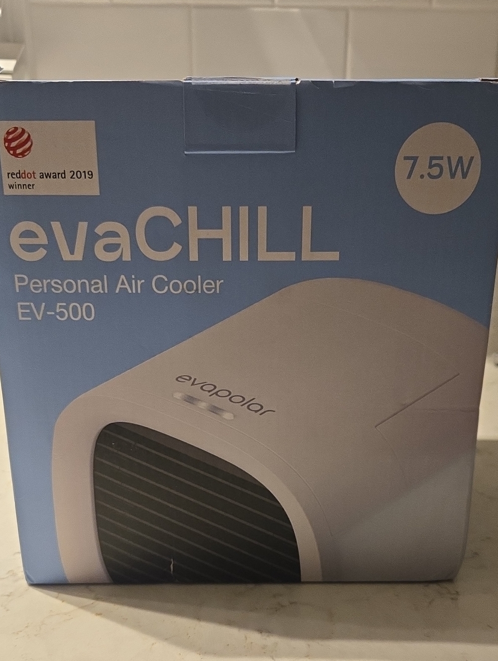 NIB EvaCHILL Personal Air Cooler EV-500 in Light Gray